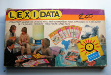 Vintage Lexidata Educational Mini Analog Computer w/ 6 Folders / 60 files French