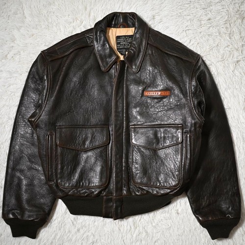 Avirex blouson manteau cuir - avirex,