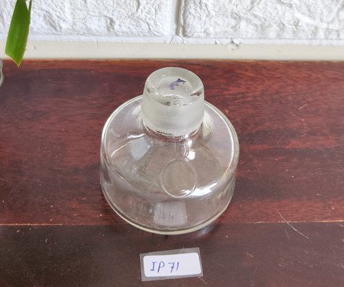 Encrier verre vintage des - verre,