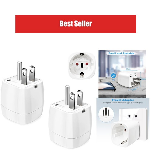 Adaptateur prise usa 2 - adaptateur,