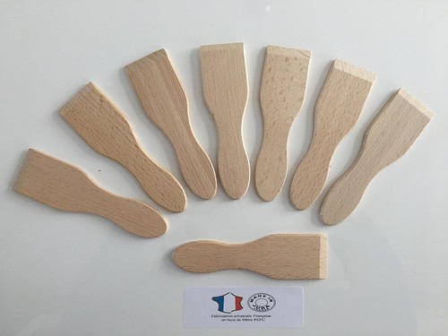 Spatules raclette hêtre - spatules,