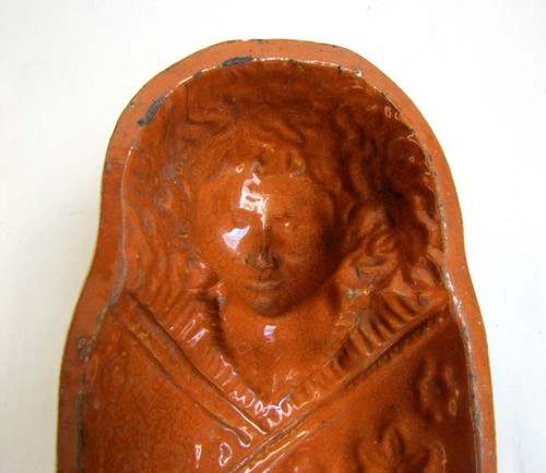 Ancien moule poupon poterie - ancien,