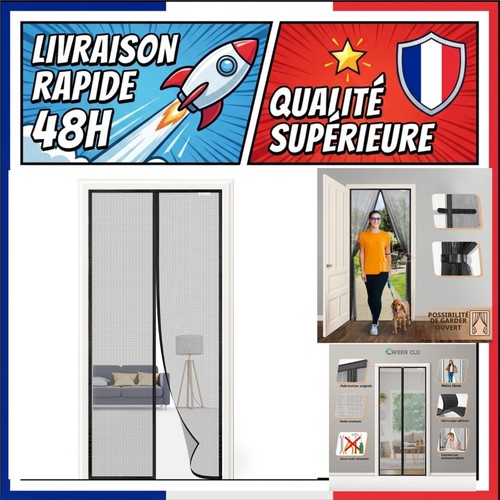 Moustiquaire magnétique porte