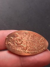 COIN PRESSED PIECE PENNY DISNEY MICKEY 24TH ANNIVERSARY RARE ANCIEN COLLECTION