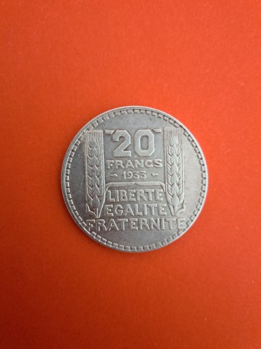 Piece francs argent - de, 20