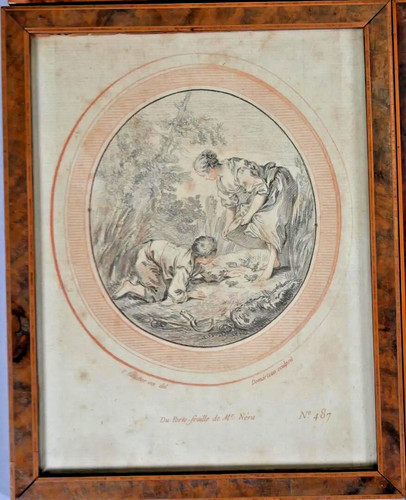 Crayon manner engraving - crayon,