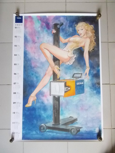 Milo manara rare calendrier - milo,