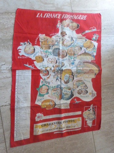 Torchon vintage publicitaire - vintage,