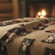 Plaid de canapé en laine