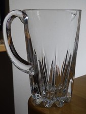 BAYEL 1 ANTIQUE JUG JUG JUICE PITCHER CRYSTAL MODEL VILLARI ht 20 cm