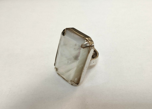 Nature bijoux bague nacre - bijoux,