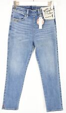 ODD MOLLY 967 I'm Game Jeans Women's W26 Straight Fit Whiskers Faded