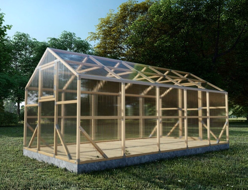 Serre bois eco jardin - serre, en