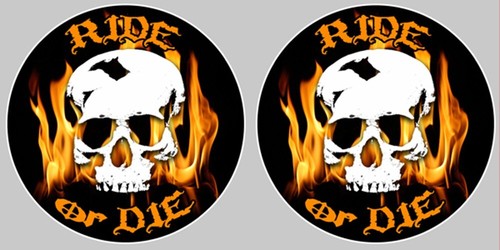Stickers ride die biker - or,