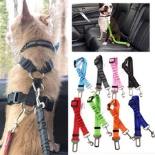 Ceinture De Sécurité Pour Chien Harnais De Sécurité Réglable Pour Voyage Et /