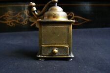 Old small brass pepper mill, 19th century, France