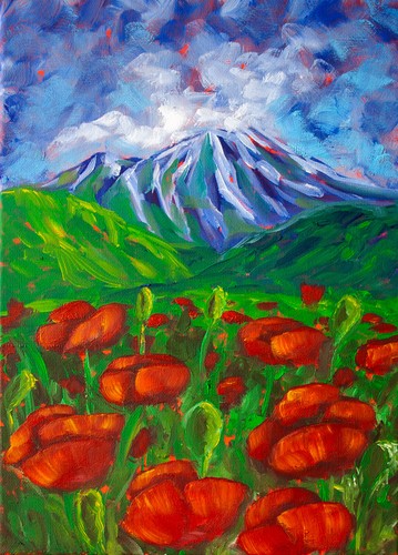 Peinture huile originale - l'huile,