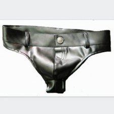 Hommes Noir Élasthanne Latex