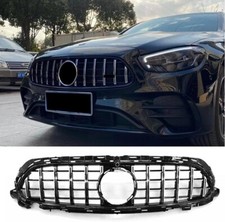 CALANDRE GT CHROME + NOIRE POUR MERCEDES CLASSE E W213 C238 COUPE 20+ AMG LINE