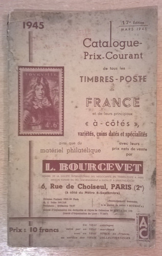 Catalogue bourcevet - l.,