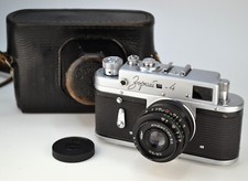FULLY SERVICED! 1971 SOVIET USSR "ZORKI 4" RF CAMERA + 1975 INDUSTAR-50 lens M39