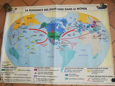 GRANDE CARTE SCOLAIRE MURAL