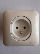 Prise de courant 2P+T Ovalis blanc 16A