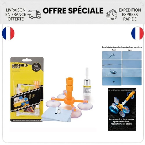 Kit réparation pare brise - kit,