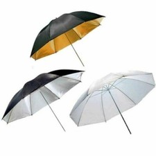 Studio Parapluie Réfléchissant Translucide Flash Photo Argent Doré Lumière