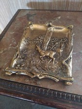 Vide Poches en Bronze à Décor Animalier Scène Naturaliste en relief