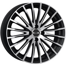 JANTES ROUES MAK FATALE POUR RENAULT LAGUNA I 7X17 4X100 ICE BLACK K0Q
