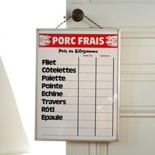 Ancien panneau tableau de