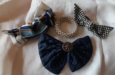 Lot barrettes chouchou perles