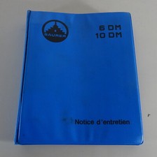 Service instructions / manual truck Saurer 6DM 4x4 / 10DM 6x6 status 1984