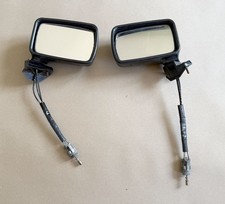 VW Golf mk1 GTI Karmann Convertible Side Mirrors Black Pair