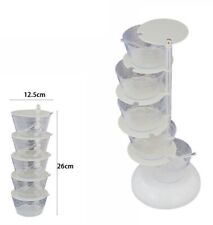 Porte-Épices De Cuisine 5 Conteneurs En Colonne Avec Cuillères DFH