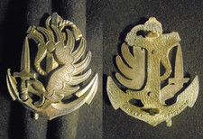 INSIGNE MILITAIRE DE BÉRET – T.A.P. - T.D.M. - DELSART