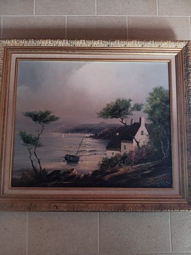 Tableau huile sur - sur, par