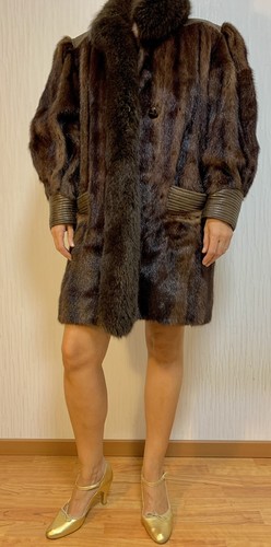 Manteau fourrure vison - manteau,