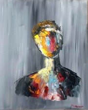 PORTRAIT ABSTRAIT  ART TABLEAU