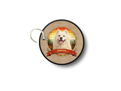 Porte cles clefs imprime - , chien