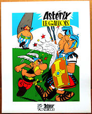 Sérigraphie 40 x 50 cm :  ASTERIX 40 ANS (Albert Uderzo & René Goscinny)
