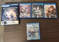 PS Vita Game Lot - Visual Novels + Sony PS VITA 32GB Memory Card