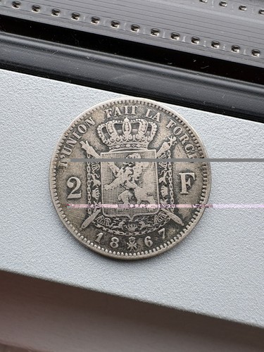 Pièce francs belges - francs, 1867