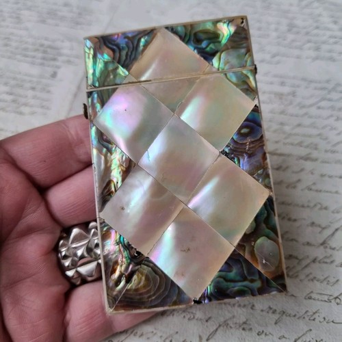 Etui nacre abalone boite - etui,