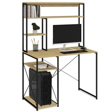 Bureau avec étagères de