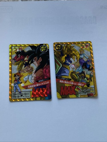 Cartes dragon ball - gt, ,