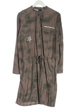 RAINBOW Robe chemisier Dames Robe T EU 44 brun-kaki style décontracté