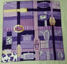 FOULARD EN SOIE CARTIER "MONTRES"