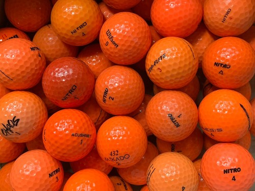 Balles golf orange mix - de,